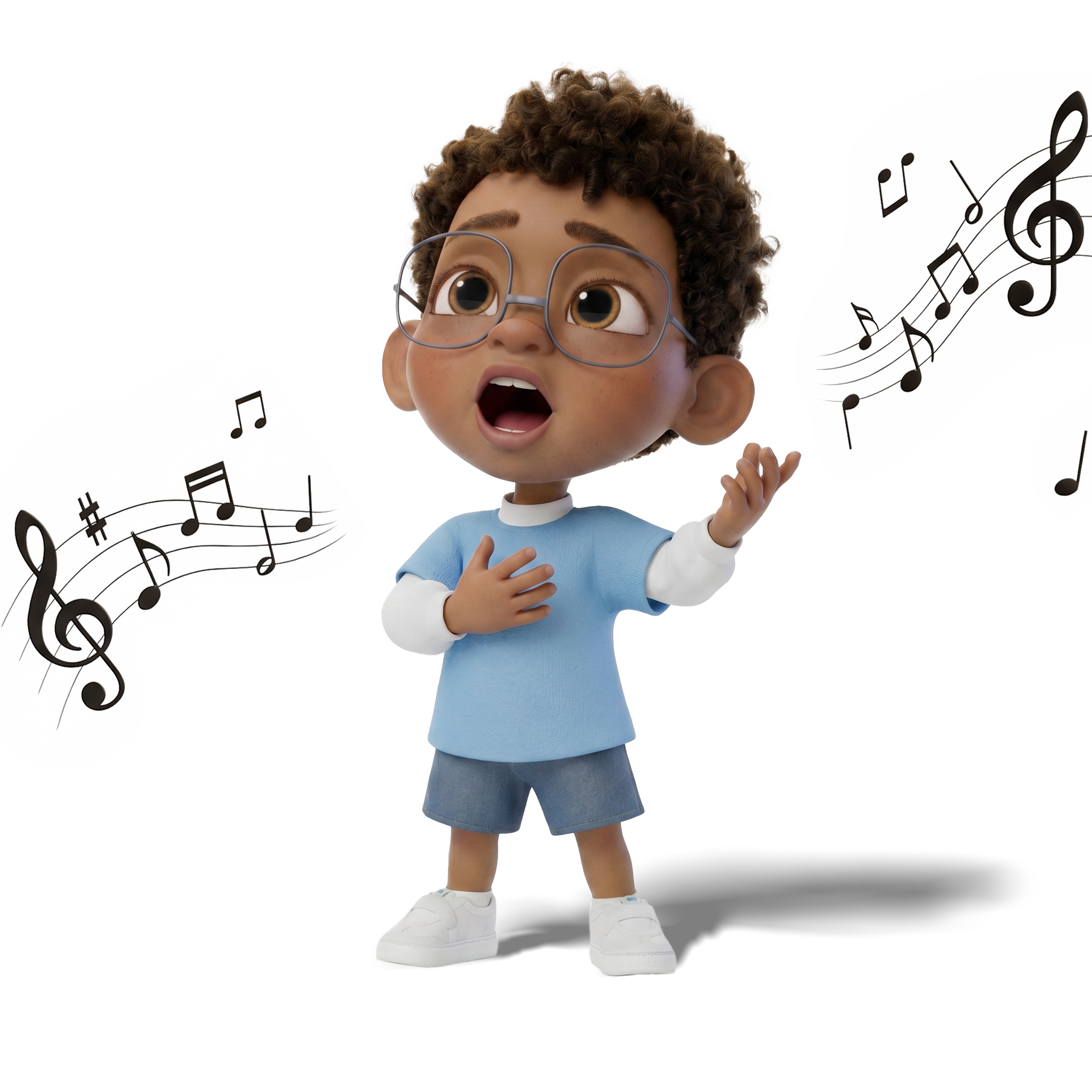Leonard singing sticker