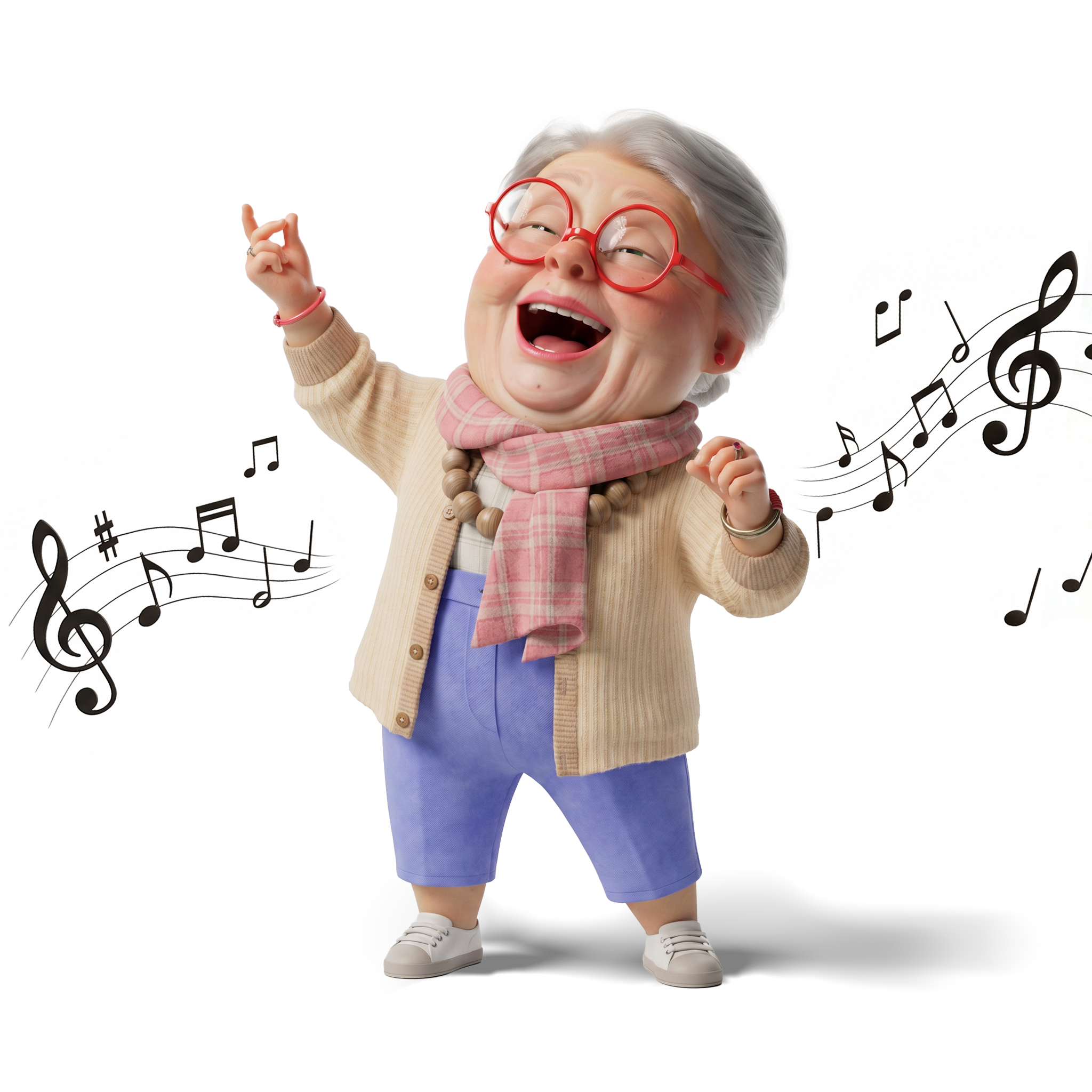 Sophia singing sticker